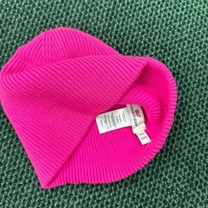 Bright Pink womens Beanie